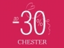 В CHESTER скидки 30%